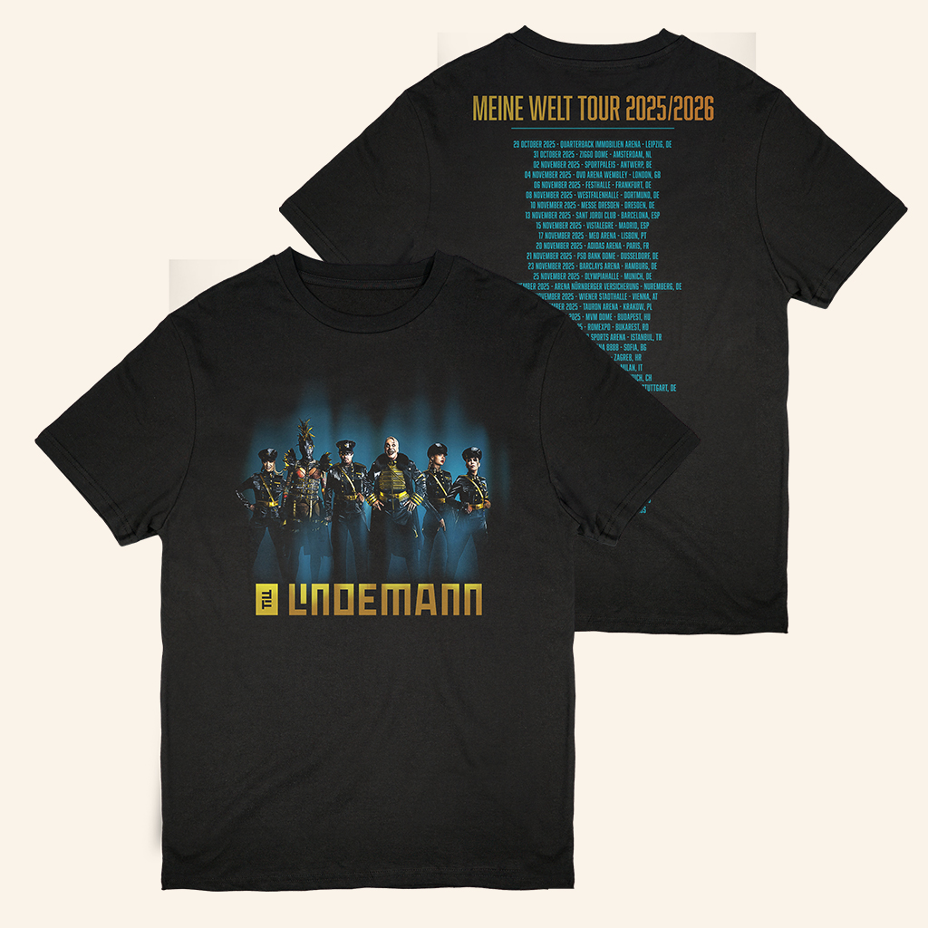 Rammstein Merch Tl T-Shirt Meine Welt Tour Shirt Gift Ideas For Her