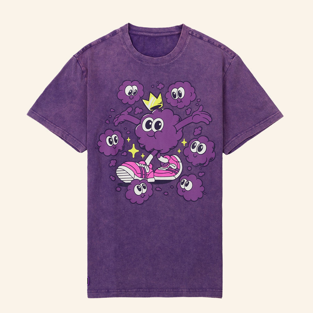Ranboo Merch Particle Palooza Purple Wash T-Shirt Gifts For Friends Ranboo Merch Particle Palooza Purple Wash T-Shirt Gifts For Friends