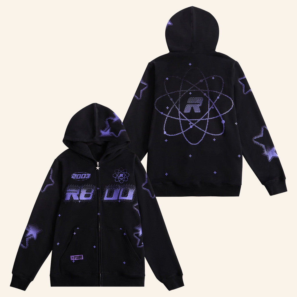 Ranboo Merch Ranboo Star Zip Hoodie Best Gifts For Boyfriend Ranboo Merch Ranboo Star Zip Hoodie Best Gifts For Boyfriend