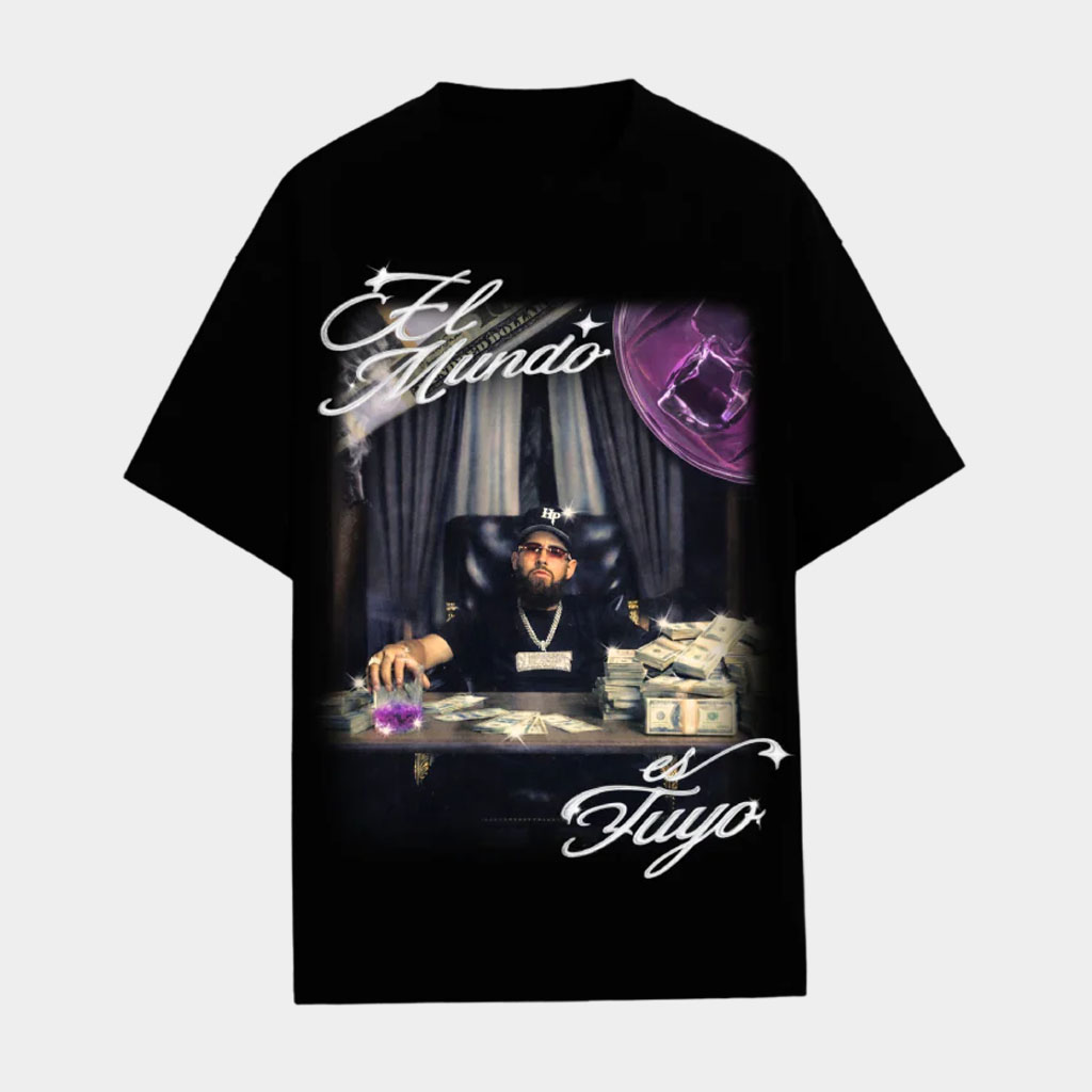 Rancho Humilde Merch El Mundo Es Tuyo T-Shirt Music Lover Gifts For Him