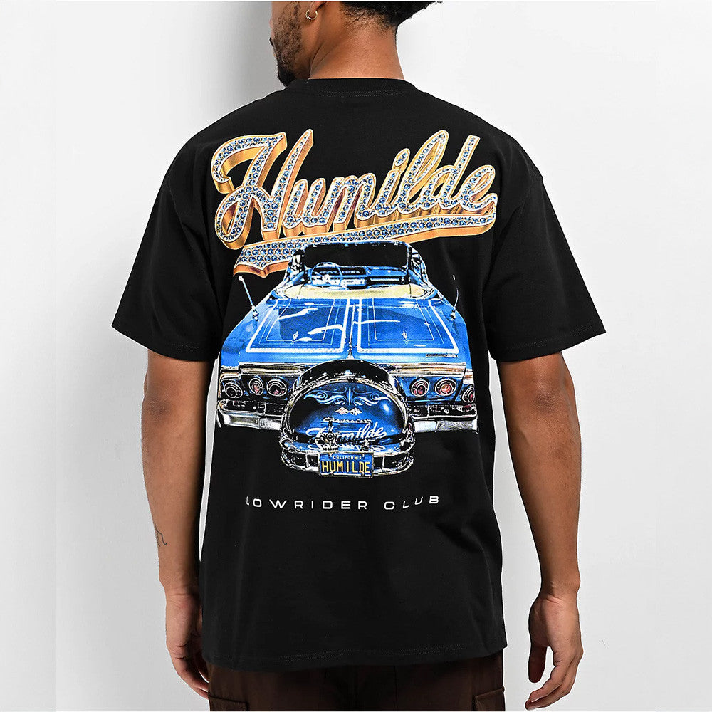 Rancho Humilde Merch Shirt Rancho Humilde Lowrider Black T-Shirt Music Lover Gifts For Fan