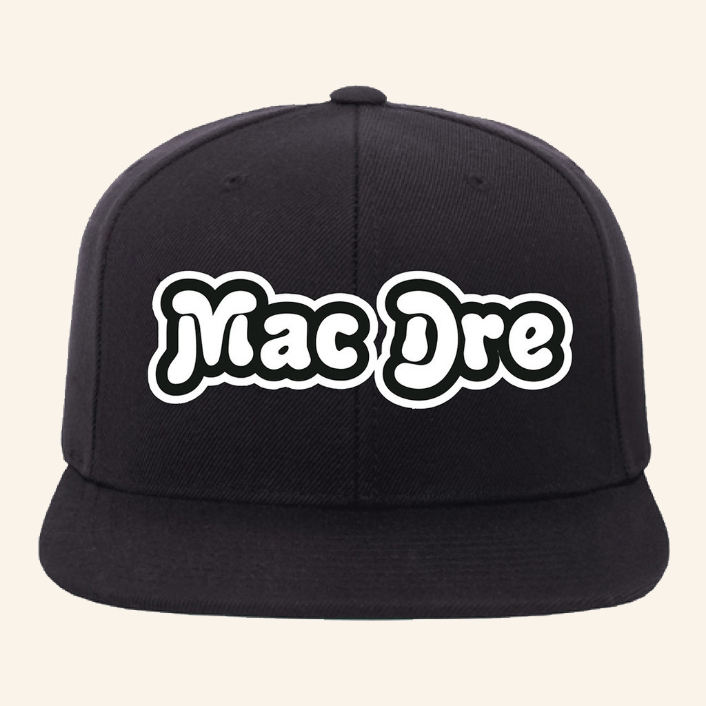 Rapbay Merch Mac Dre Embroidered Snapback Hat Birthday Gifts For Boyfriend