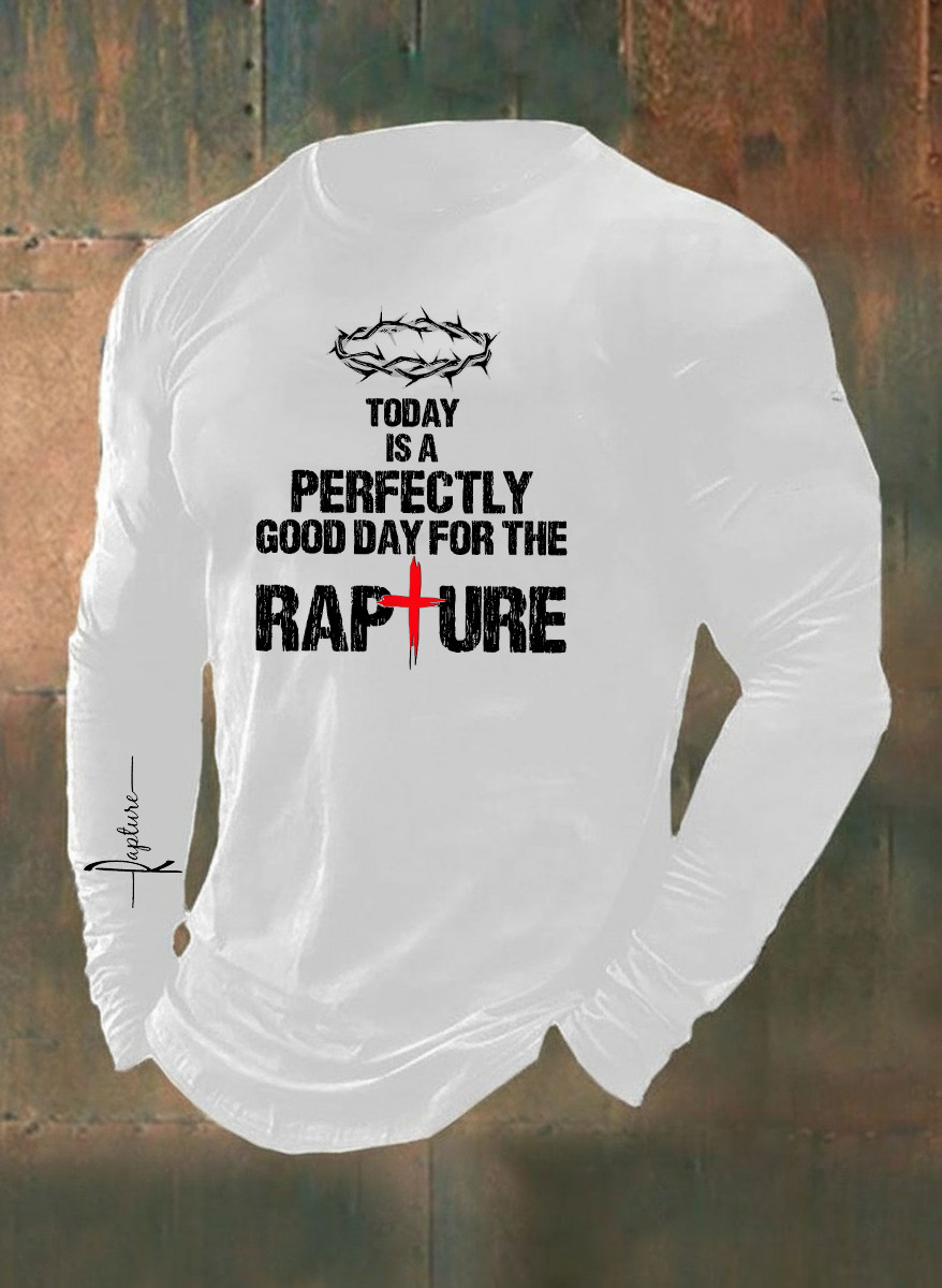 Rapture Long Sleeve Shirt Today Is A Perfectly Religious Gift Outfit For Men