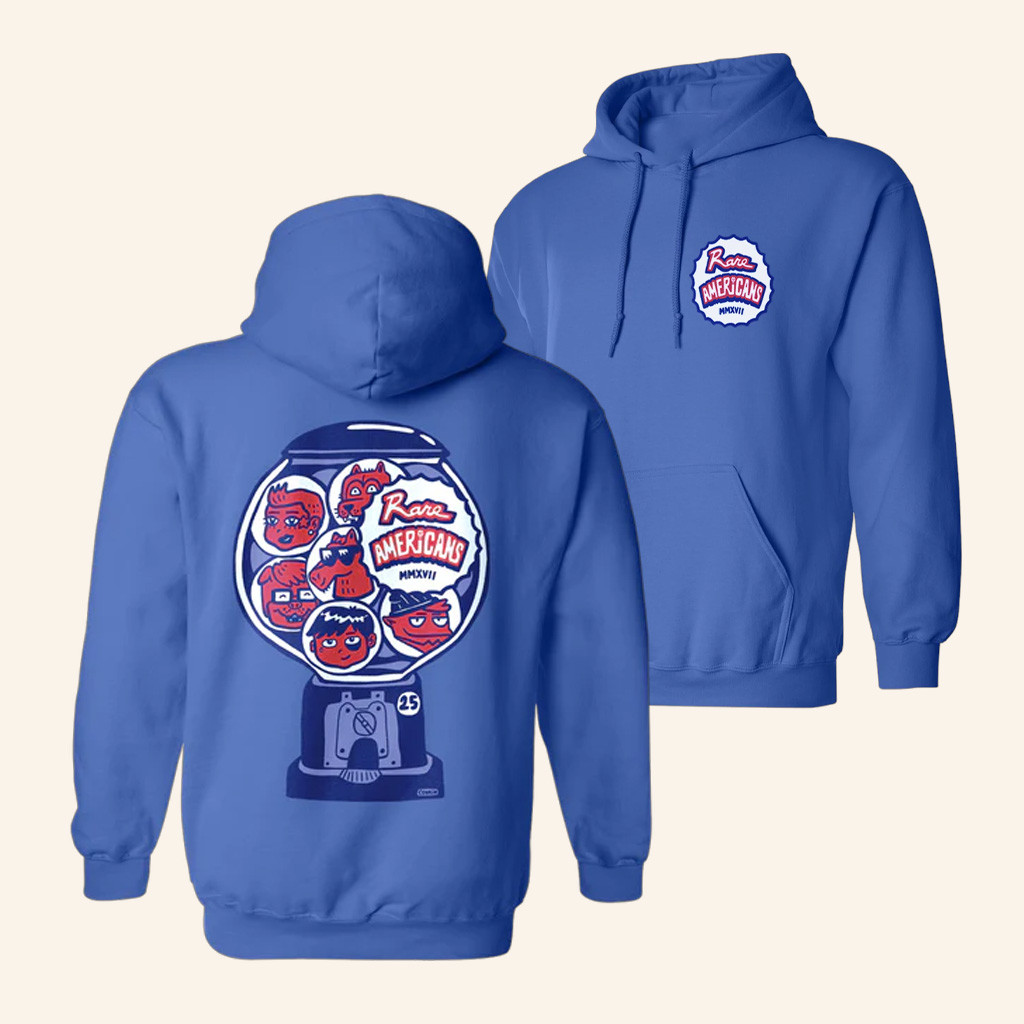 Rare Americans Merch Bubblegum Hoodie Husband Christmas Gift Ideas