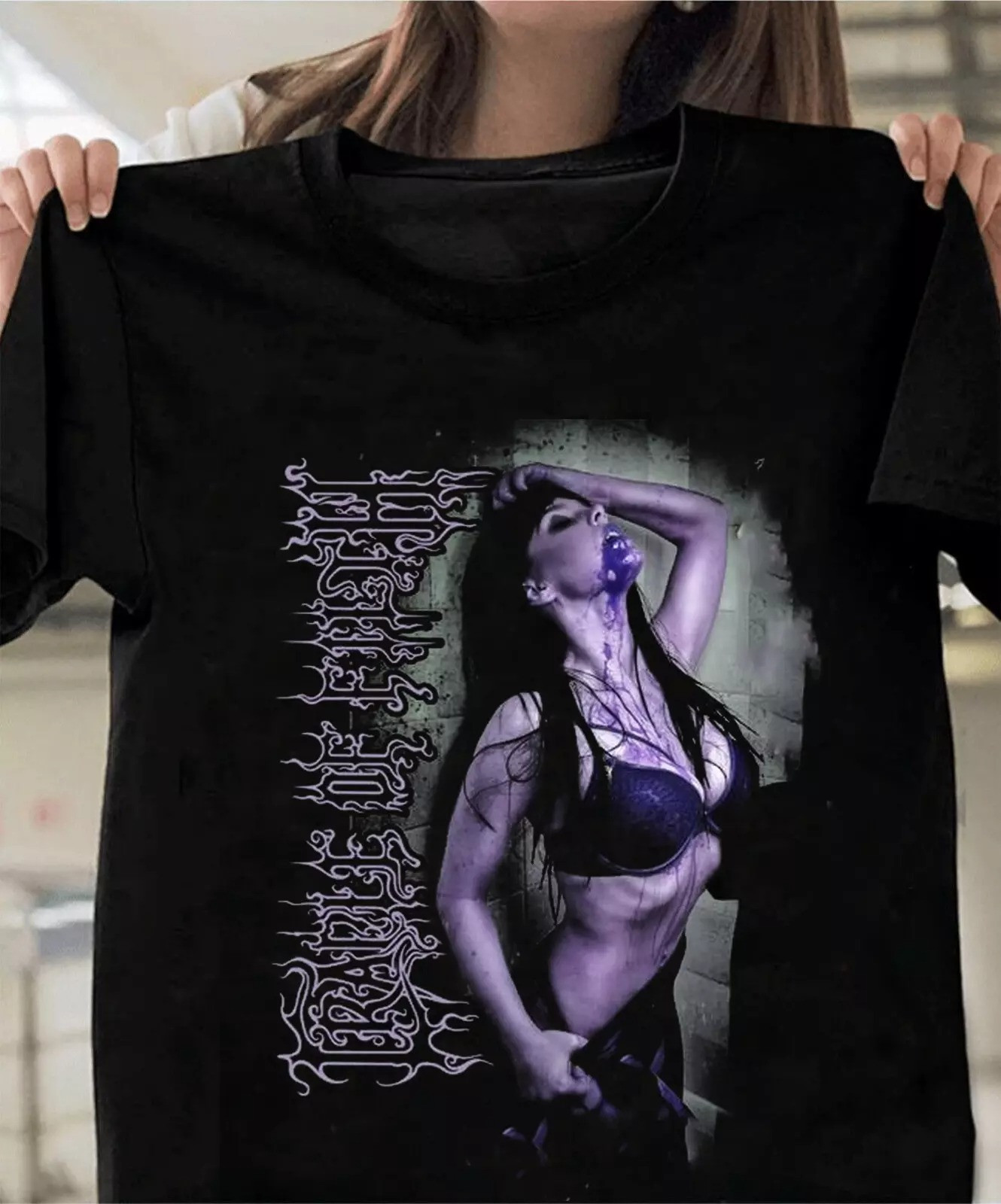 Rare Cradle Of Filth Band Cotton Tee Gift For Fans