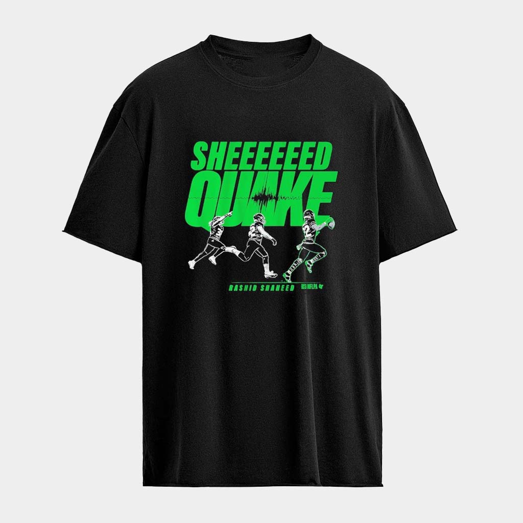 Rashid Shaheed The Sheed Quake T-Shirt Rashid Shaheed Merch Football Fan Gift Ideas