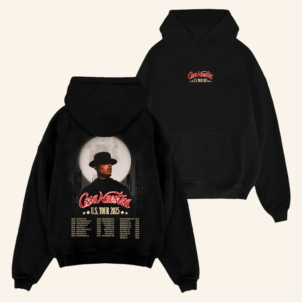 Rauw Alejandro Merch Cosa Nuestra World Tour Hoodie Christmas Gift Ideas For Boyfriend Rauw Alejandro Merch Cosa Nuestra World Tour Hoodie Christmas Gift Ideas For Boyfriend