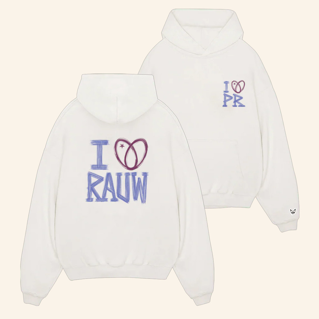 Rauw Alejandro Merch I Heart Rauw Hoodie Cool Gifts For Music Lovers