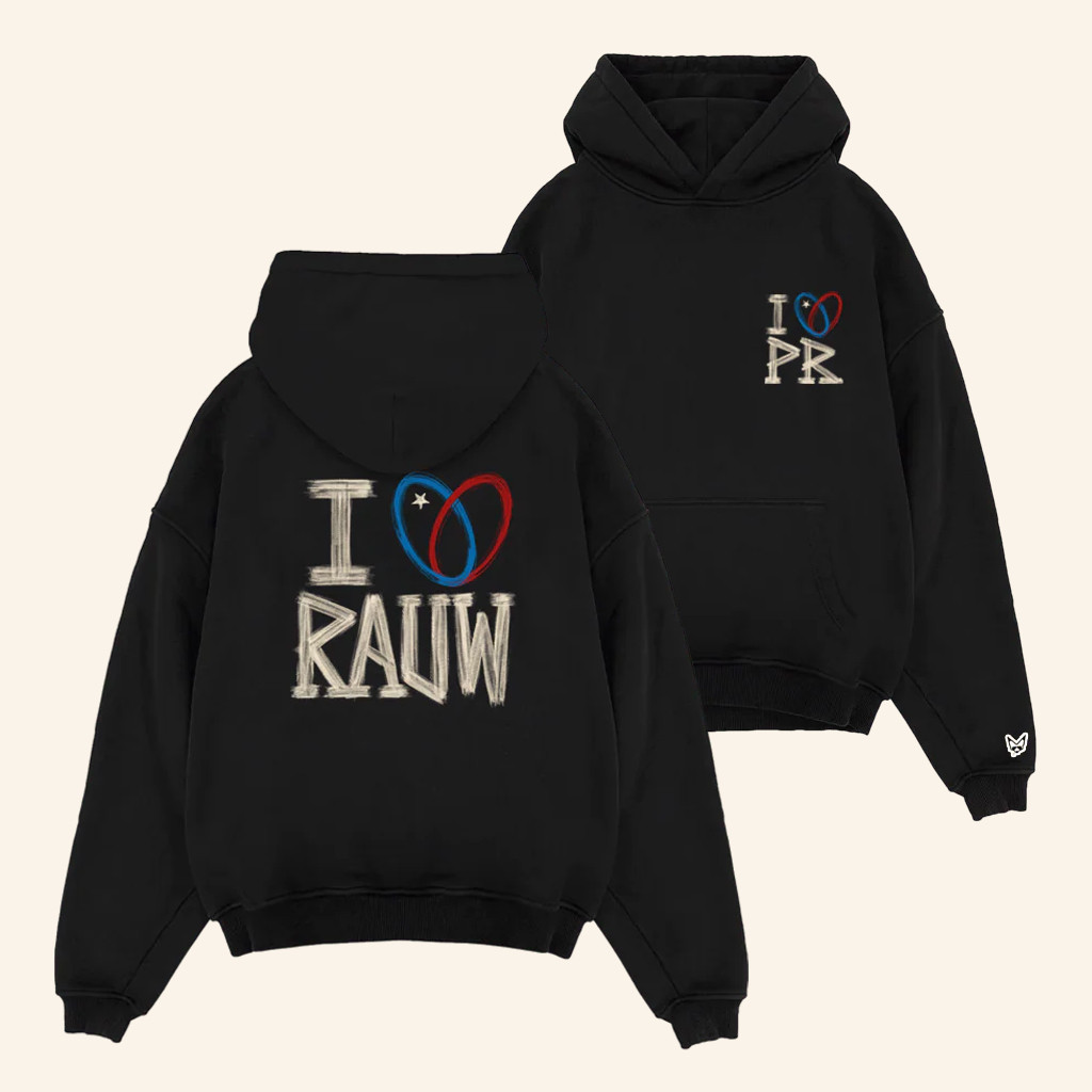 Rauw Alejandro Merch I Heart Rauw Hoodie Music Lover Gifts For Him