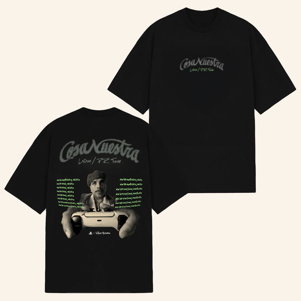 Rauw Alejandro Merch Playstation x Rauw T-Shirt Presents For Music Lovers