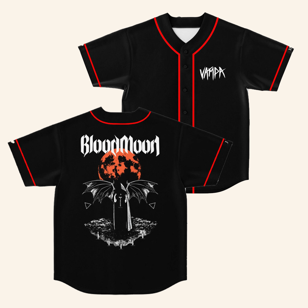 Rave Bonfire Merch Vampa Blood Moon Jersey Gift Ideas For Boyfriend Rave Bonfire Merch Vampa Blood Moon Jersey Gift Ideas For Boyfriend