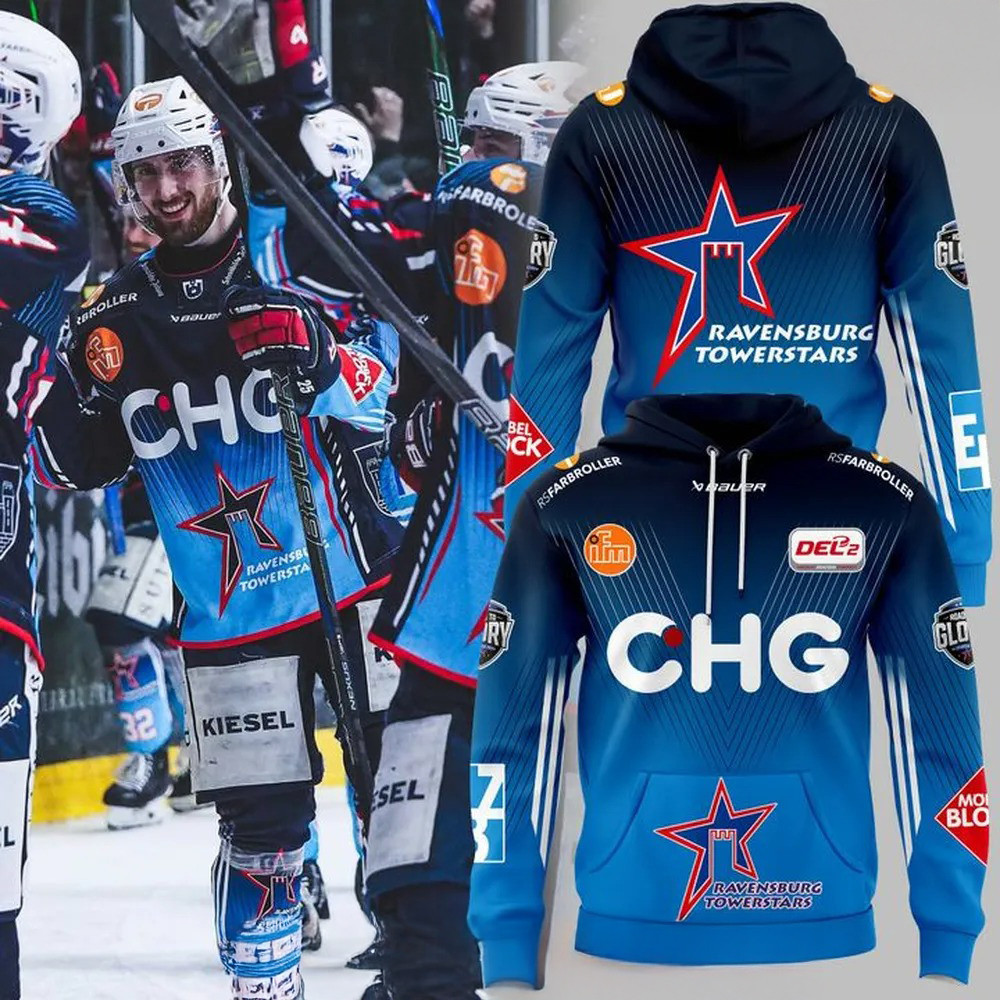 Ravensburg Towerstars Official Hockey Team Hoodie Gift Ideas For Hockey Fans