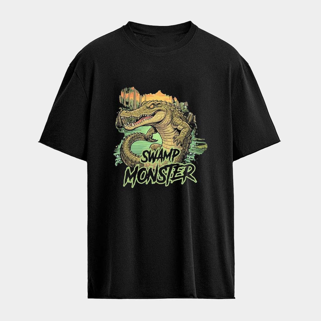 Rawwfishing Swamp Monster Gator T-Shirt Birthday Present For Dad