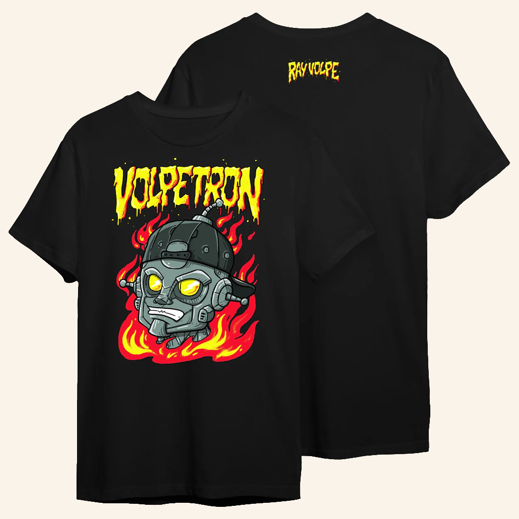 Ray Volpe Merch Metaltron Black T-Shirt Birthday Gift Ideas For Him Ray Volpe Merch Metaltron Black T-Shirt Birthday Gift Ideas For Him