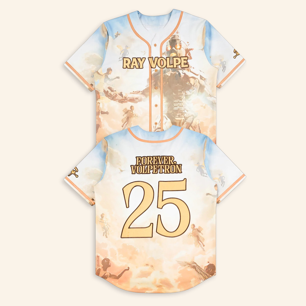 Ray Volpe Merch Ray Volpe Forever Volpetron Baseball Jersey Gifts For Music Fans Ray Volpe Merch Ray Volpe Forever Volpetron Baseball Jersey Gifts For Music Fans