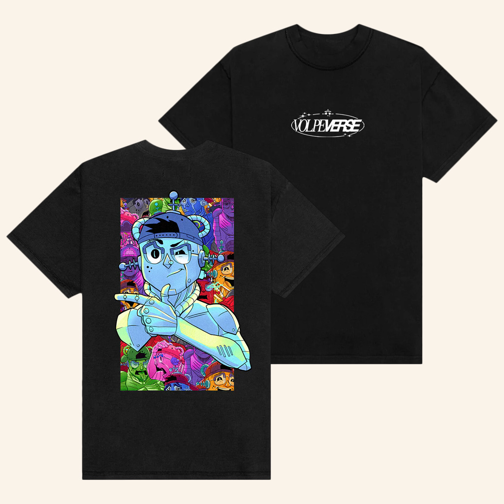 Ray Volpe Merch Volpetron Black T-Shirt Unique Gifts For Music Lovers Ray Volpe Merch Volpetron Black T-Shirt Unique Gifts For Music Lovers