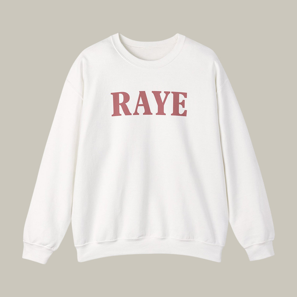 Raye Logo Graphic Sweatshirt Raye Fan Clothing Music Lover Gift For Mother's Day