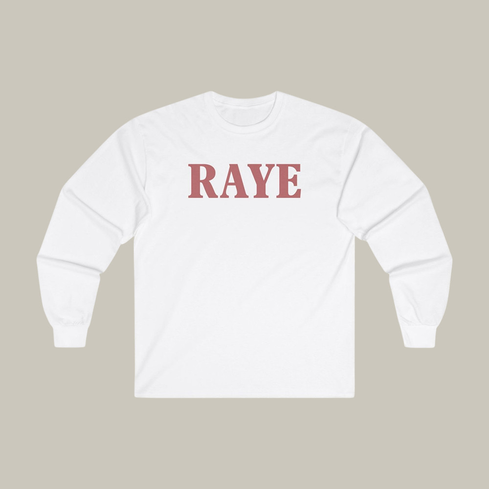 Raye Logo Long Sleeve Shirt Music Concert Apparel Present Idea For Raye Lover