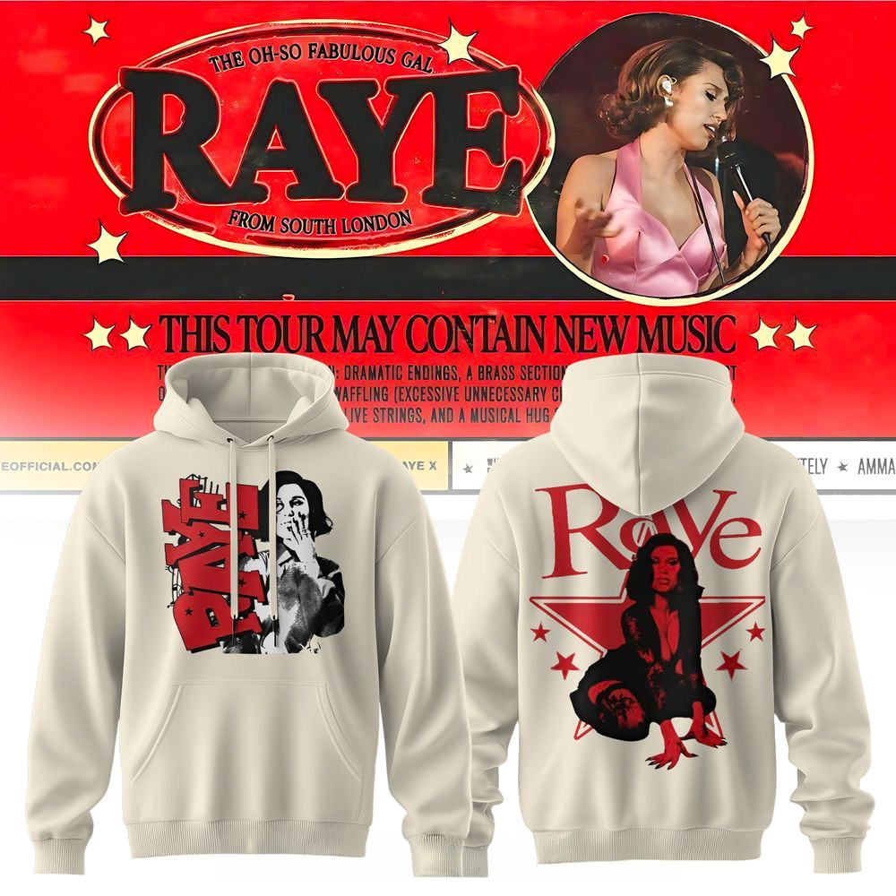 RAYE This Tour May Contain New Music Hoodie RAYE Merch Best Gifts For Wife