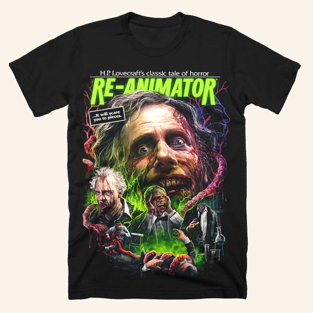 Re Animator The Dead Don't Rest T-Shirt Halloween Clothes Present For Dad Re Animator The Dead Don't Rest T-Shirt Halloween Clothes Present For Dad