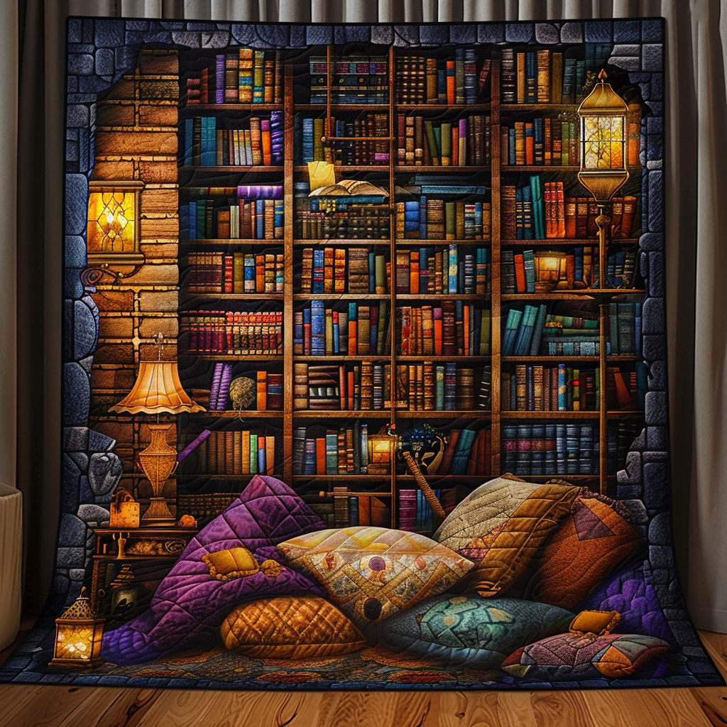Readers Retreat Quilted Blanket Cute Blankets For Bed