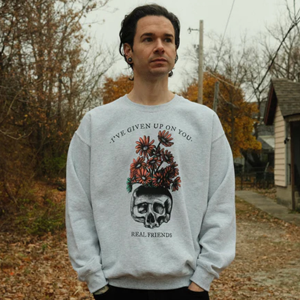 Real Friends Merch I've Given Up On You Crewneck Real Friends Sweatshirt Gifts For Him