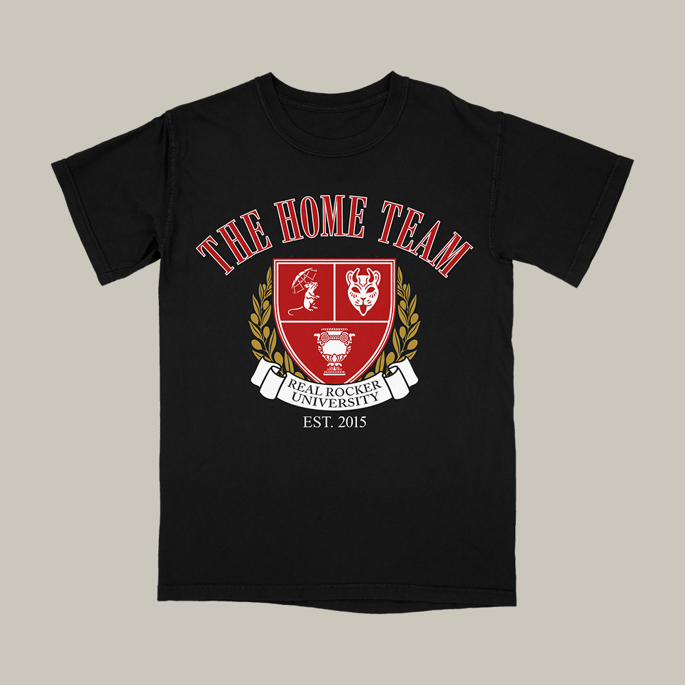 Real Rocker University The Home Team T-Shirt Music Fan Merch Gift For The Home Team Lovers
