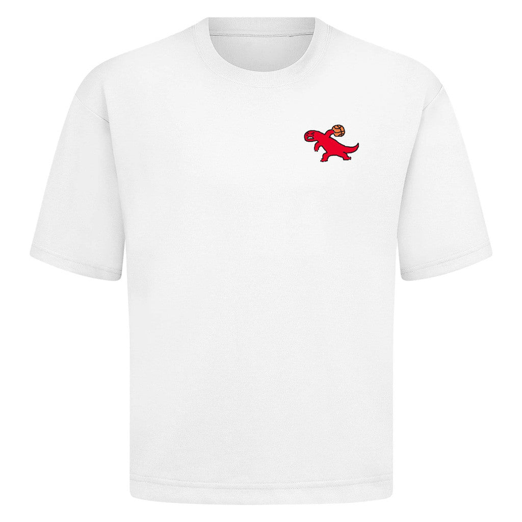 Real Sports Merch Dino Paint Luxe T-Shirt Gift For Basketball Lover