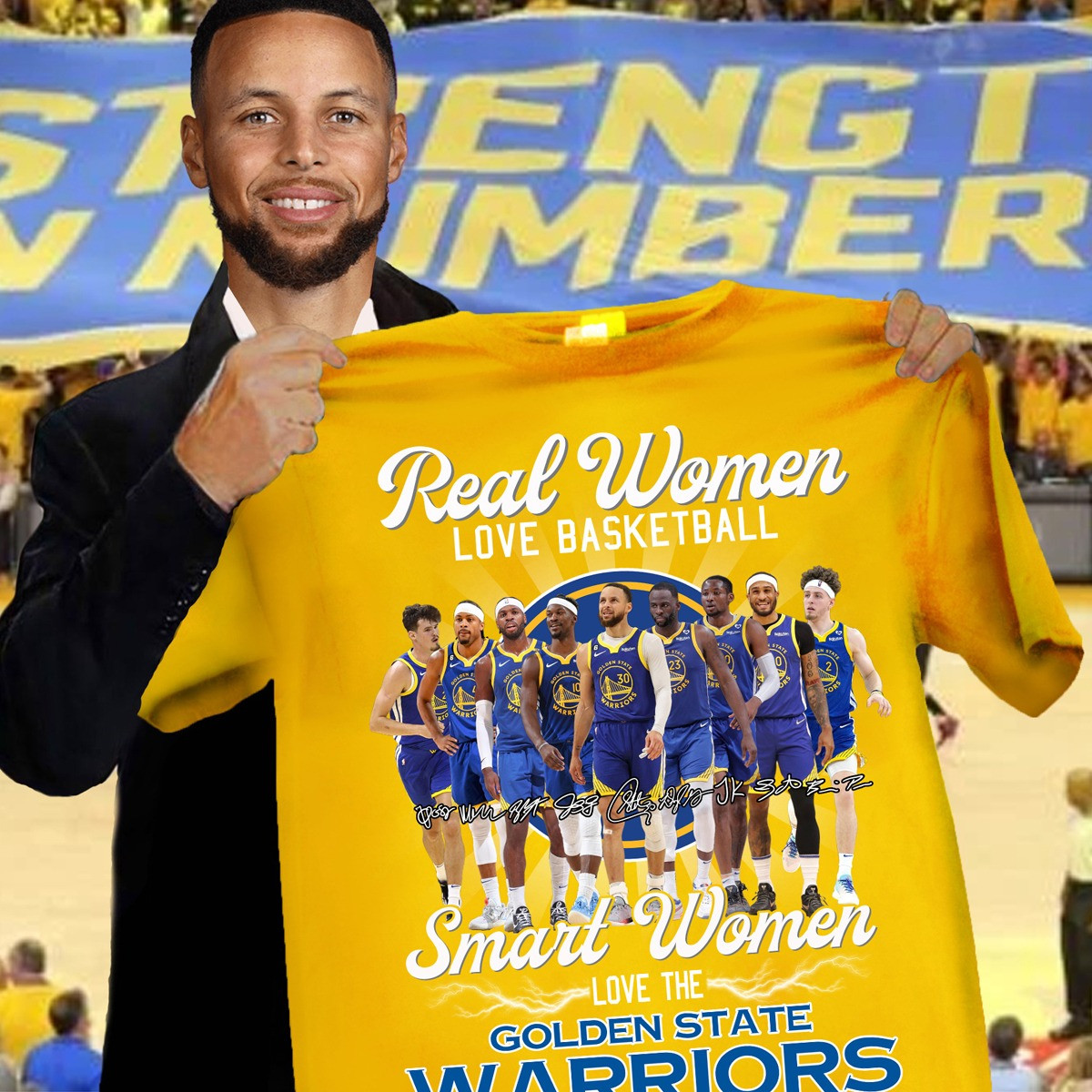 Real Women Love Basketball Smart Love Golden State Warriors Shirt Awesome Gifts For Her