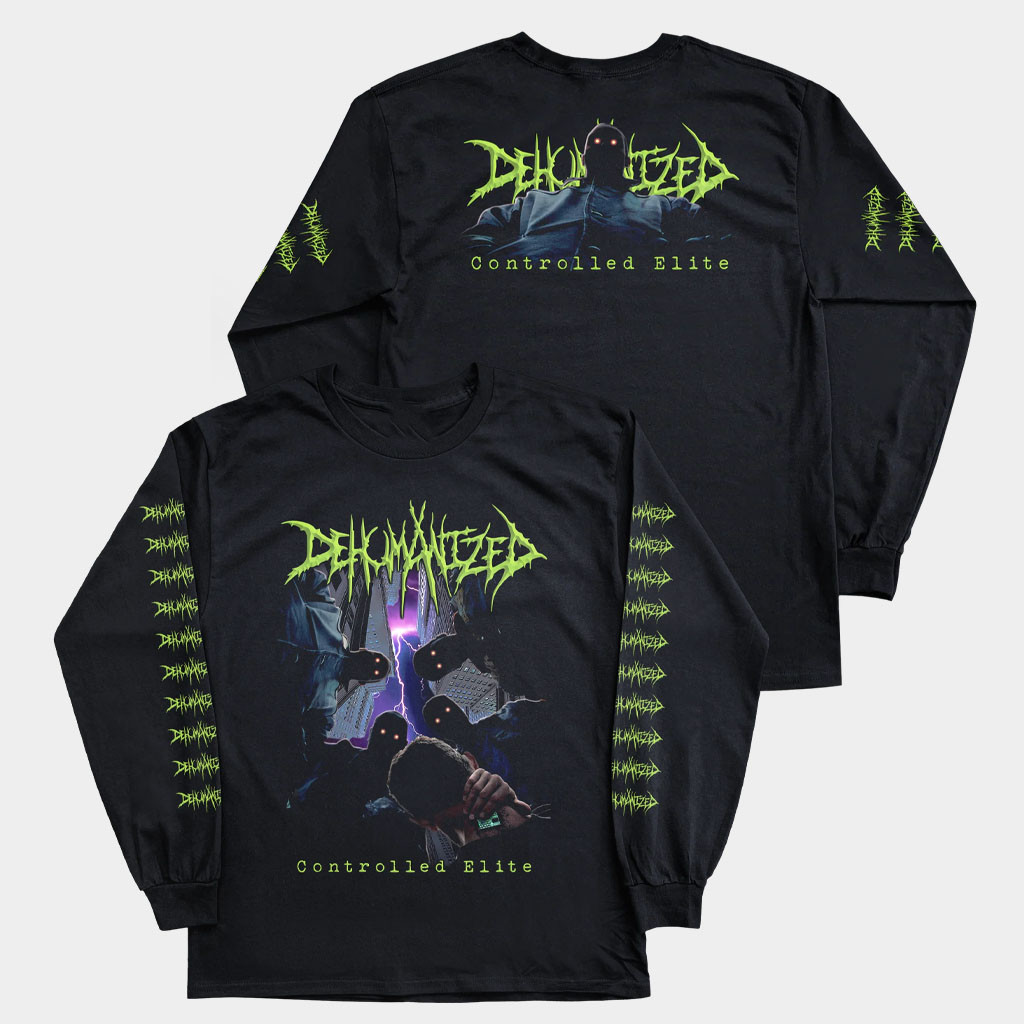 Reality Fade Merch 2026 Dehumanized Controlled Elite Long Sleeve T-Shirt Gifts For Son