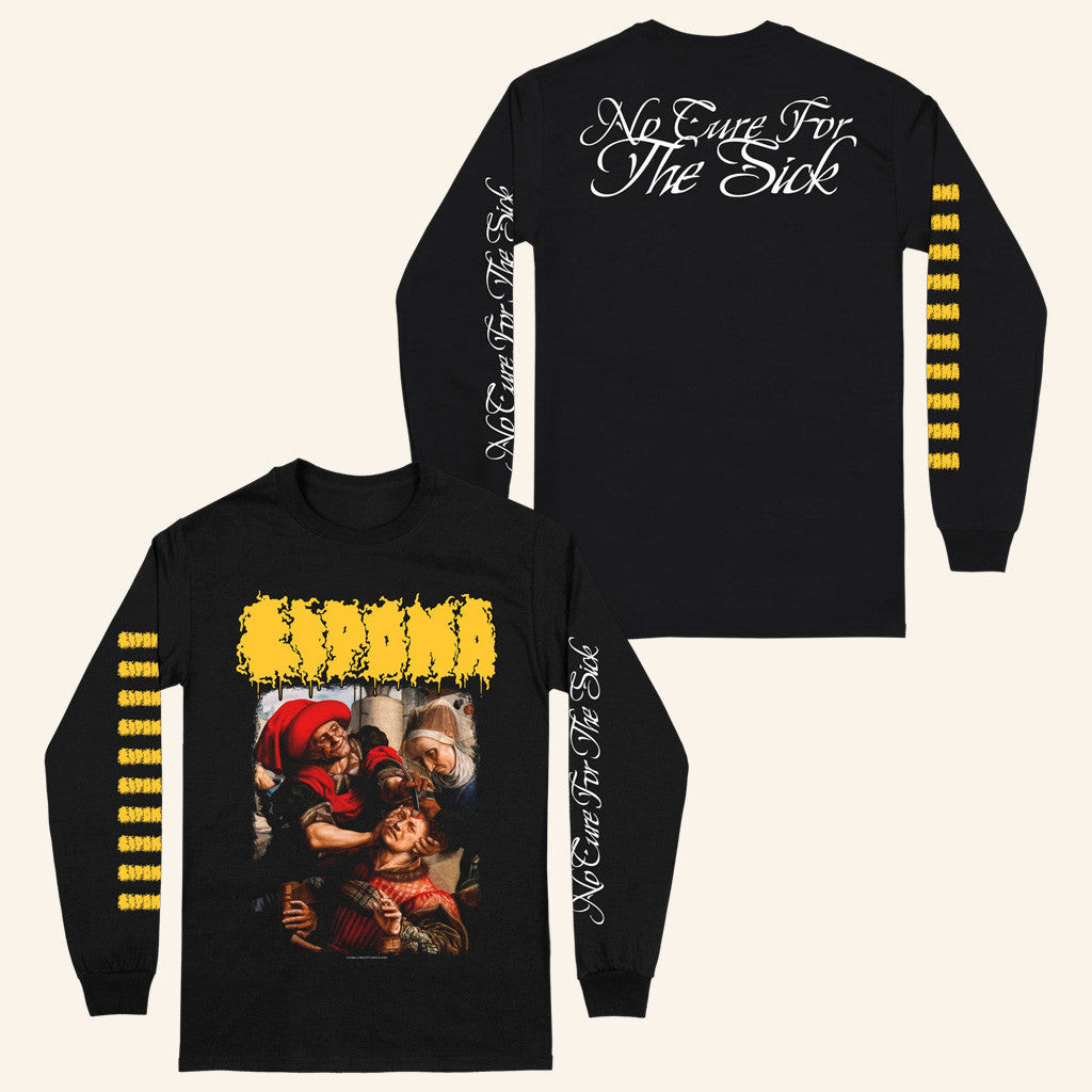 Reality Fade Merch Lipoma No Cure For The Sick Long Sleeve Shirt Gifts For Him Reality Fade Merch Lipoma No Cure For The Sick Long Sleeve Shirt Gifts For Him