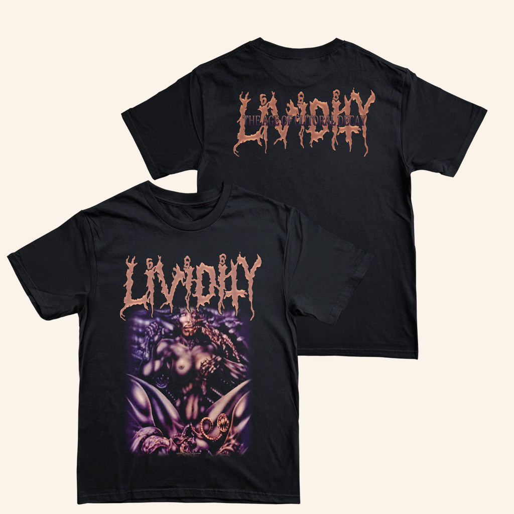 Reality Fade Merch Lividity The Age Of Clitoral Decay T-Shirt Christmas Gift Ideas For Him