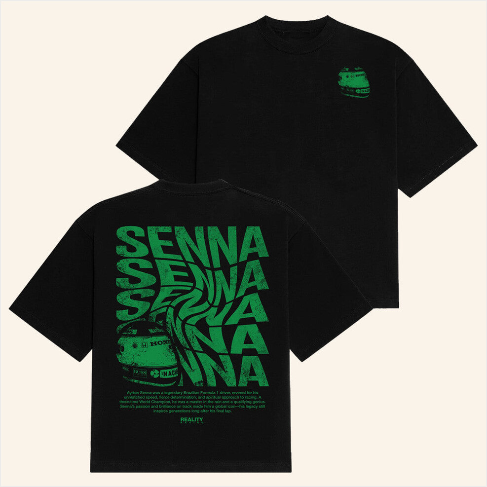 Reality Racing Merch Senna Swirl T-Shirt Gifts For Dad Birthday Gifts For Fans