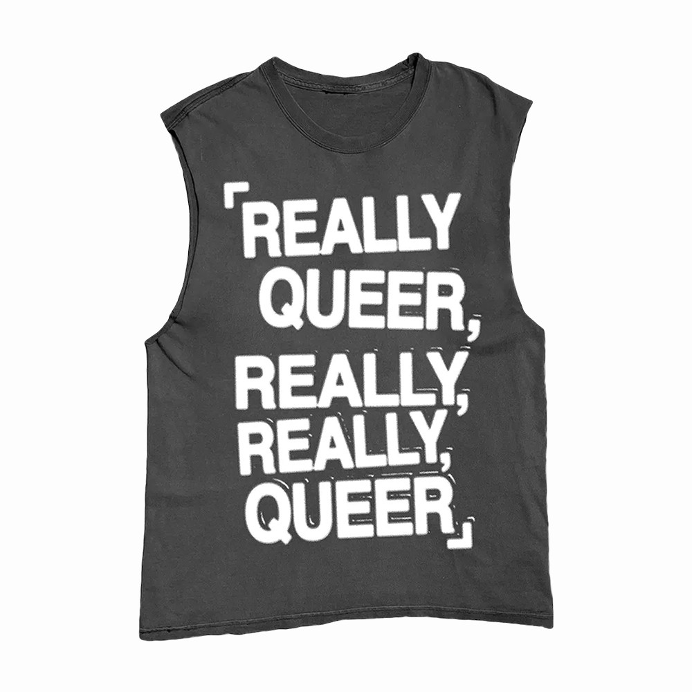 Really Queer Muscle Demi Lovato Tank Top Demi Lovato Merch Great Gift For Music Lovers