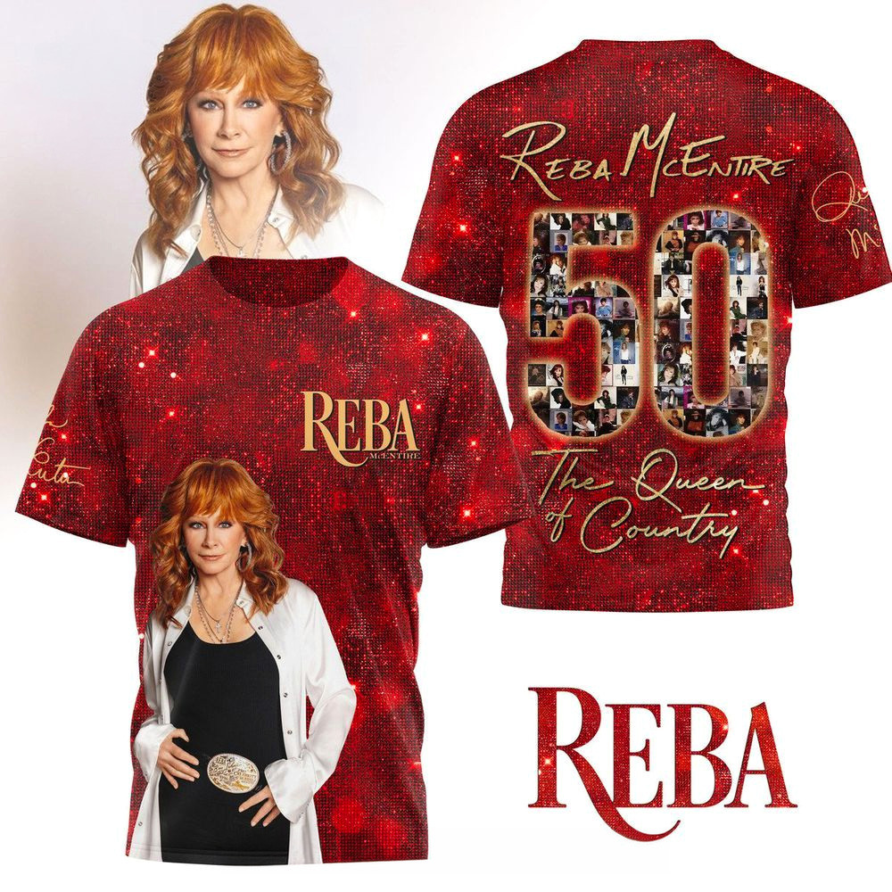 Reba McEntire 50 The Queen Of Country T-Shirt Reba McEntire Merch Gift For Mother