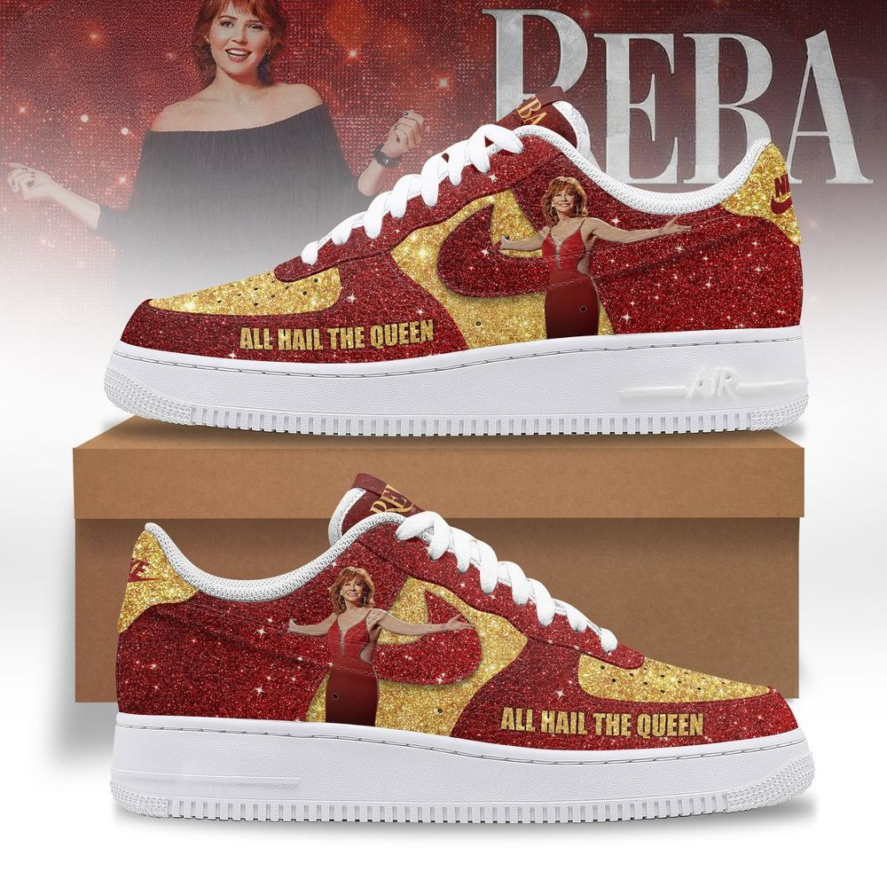 Reba McEntire 50th Anniversary All Hail The Queen Nike Air Force 1 Gifts For Mom