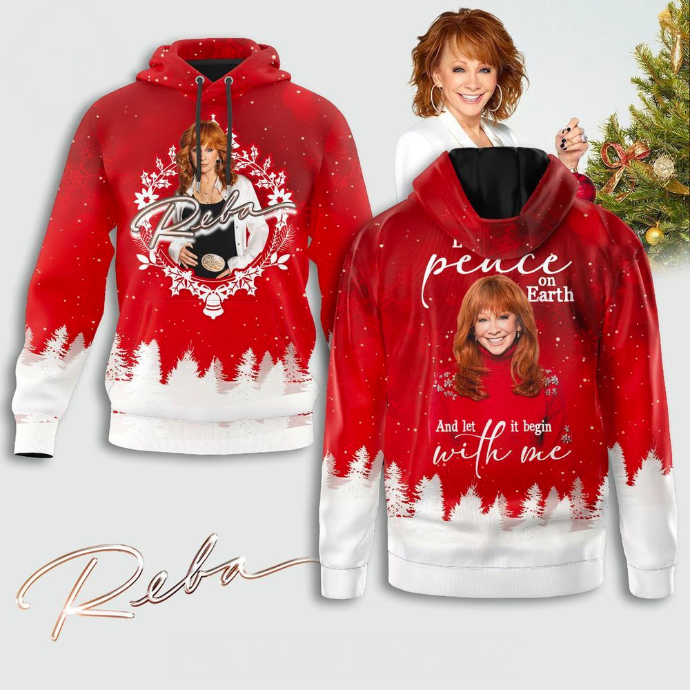 Reba McEntire Festive Hoodie Reba McEntire Merch Gift Ideas For Music Lovers