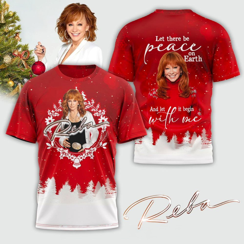Reba McEntire Festive T-Shirt Reba McEntire Merch Presents For Music Lovers