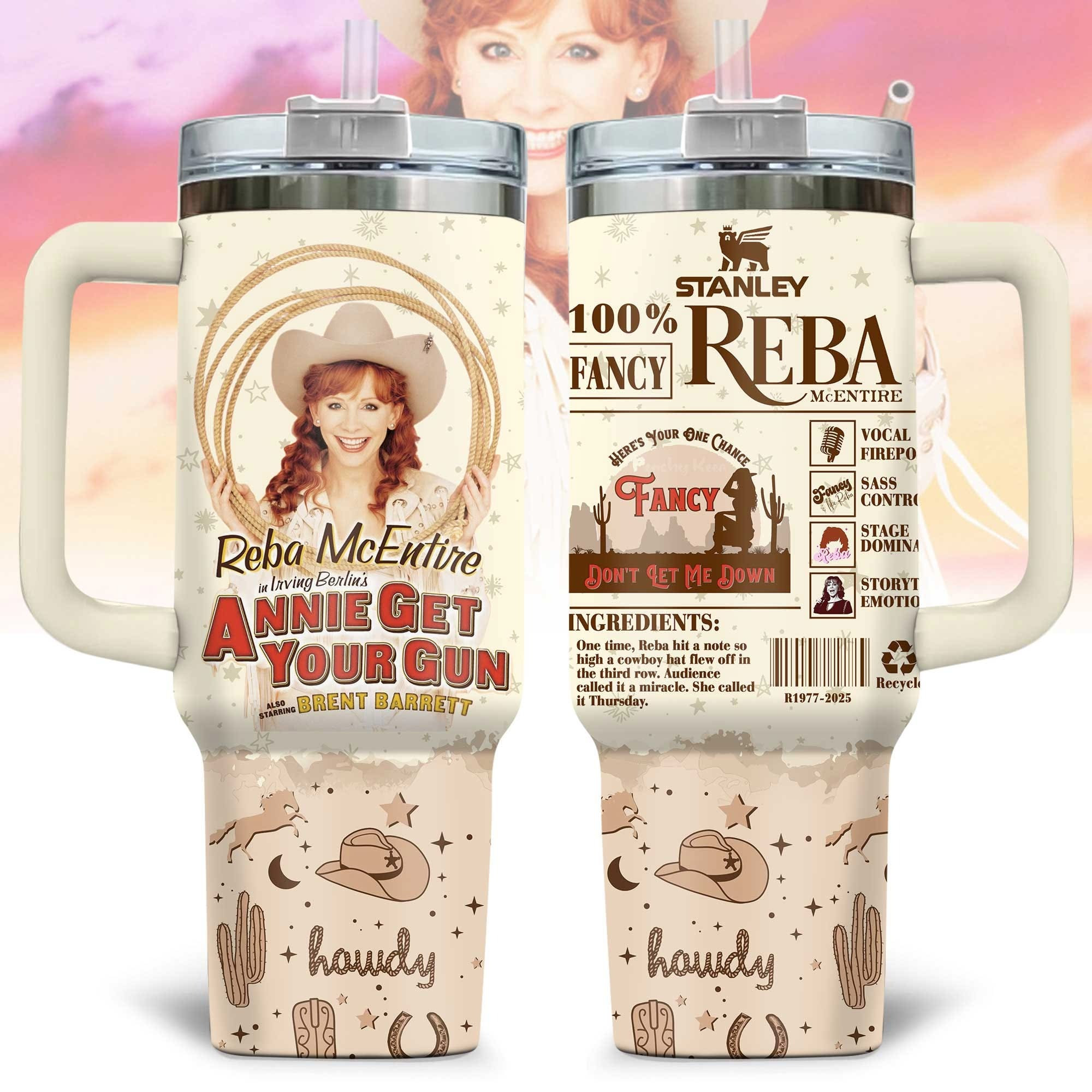 Reba McEntire Tumbler Merchandise Gifts For Reba McEntire Fans Country Music Lovers