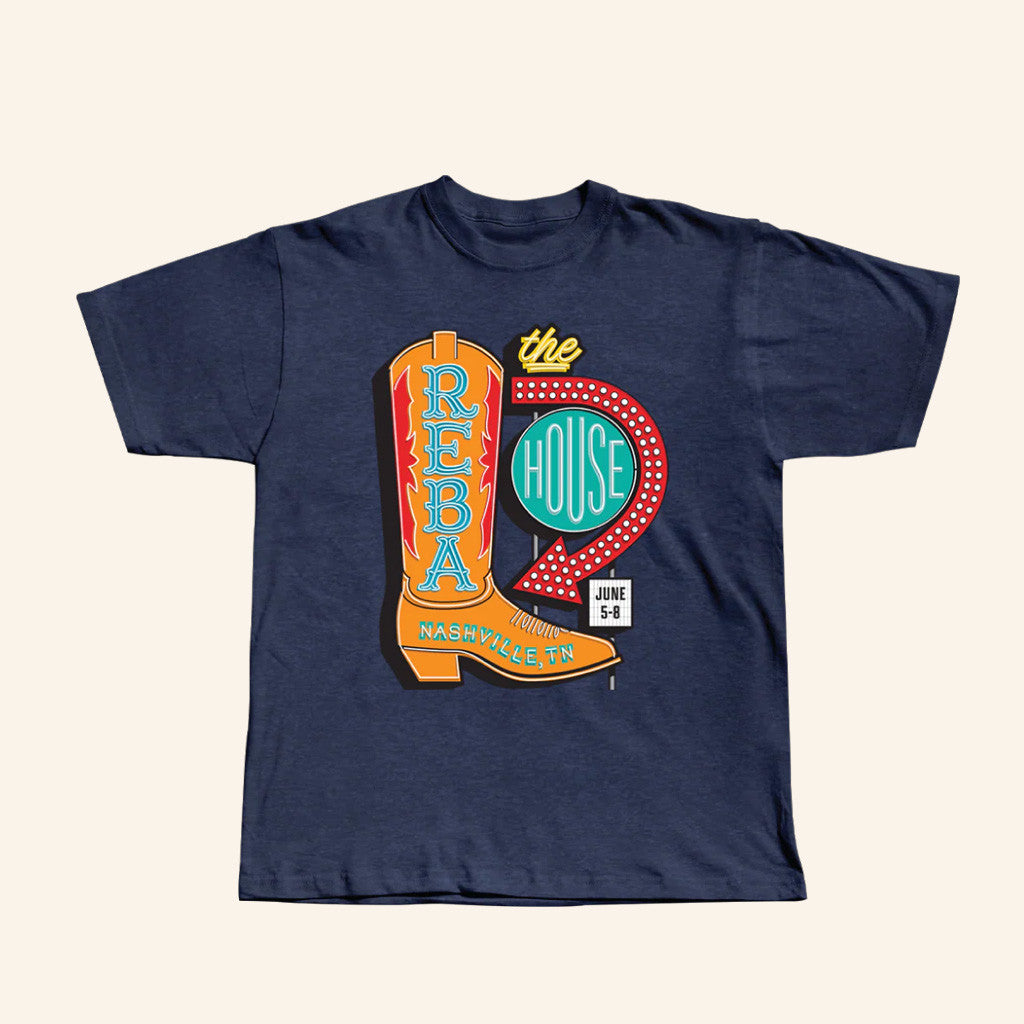 Reba Merch Reba's House Boot Shirt Gifts For Son Reba Merch Reba's House Boot Shirt Gifts For Son