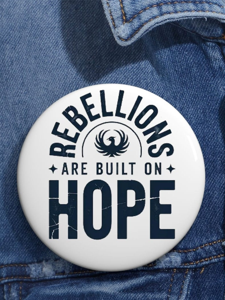 Rebellions Are Built On Hope Pin Button I Stand With Minnesota Button F ICE Political Merch Rebellions Are Built On Hope Pin Button I Stand With Minnesota Button F ICE Political Merch