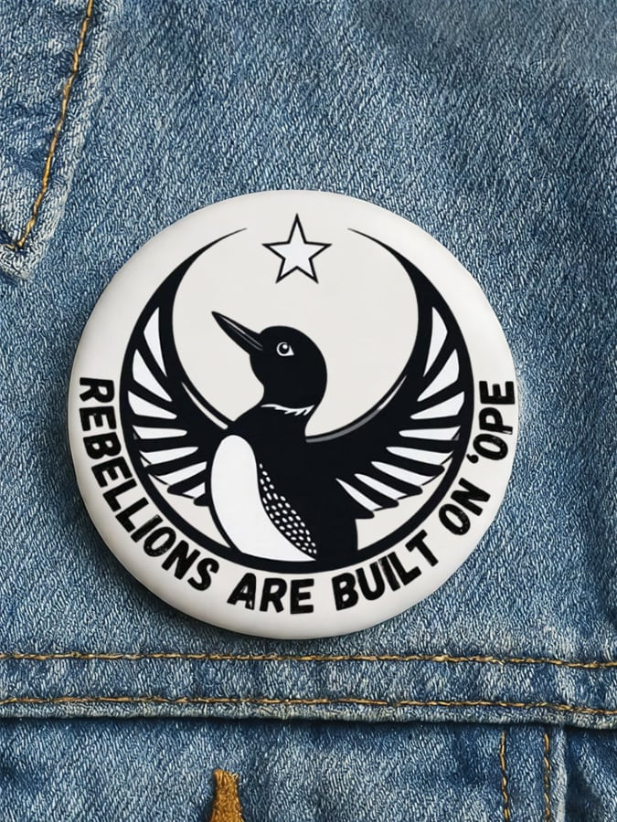Rebellions Are Built On Hope Pin Button I Stand With Minnesota Button No King Political Merch Rebellions Are Built On Hope Pin Button I Stand With Minnesota Button No King Political Merch