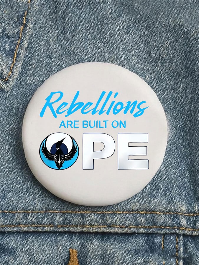 Rebellions Are Built On Hope Pin Button I Stand With Minnesota Merch FDT Gifts