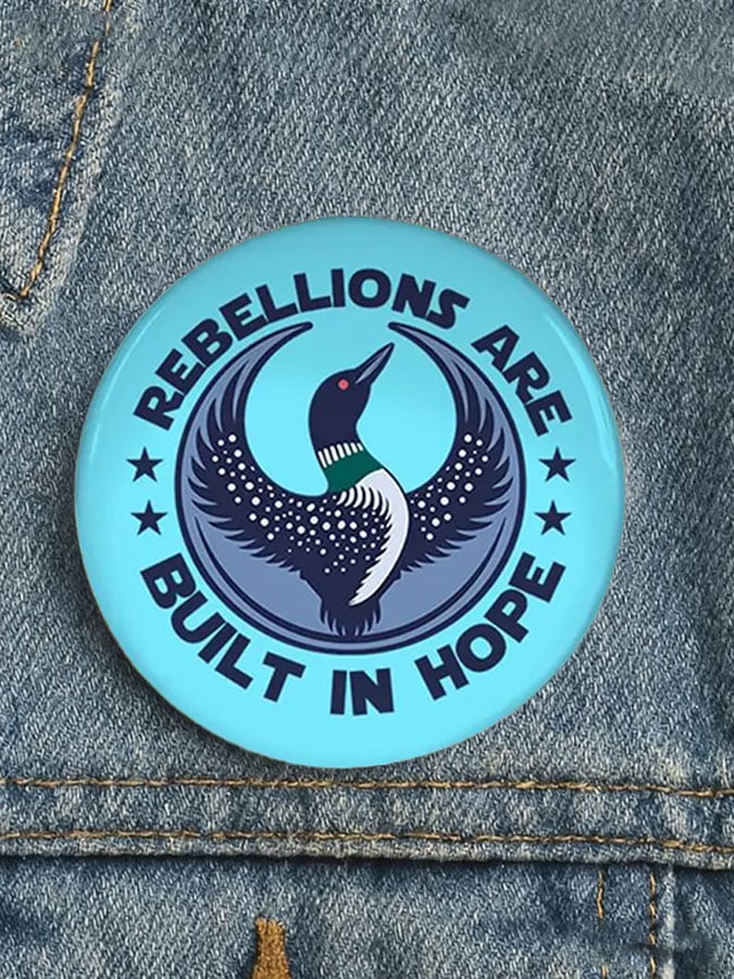Rebellions Are Built On Hope Pin Button I Stand With Minnesota Merch Political Button Rebellions Are Built On Hope Pin Button I Stand With Minnesota Merch Political Button