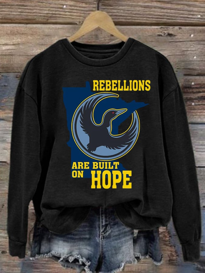 Rebellions Are Built On Hope Sweatshirt Minnesota Rebel Alliance Sweatshirt Anti Trump Merch Rebellions Are Built On Hope Sweatshirt Minnesota Rebel Alliance Sweatshirt Anti Trump Merch