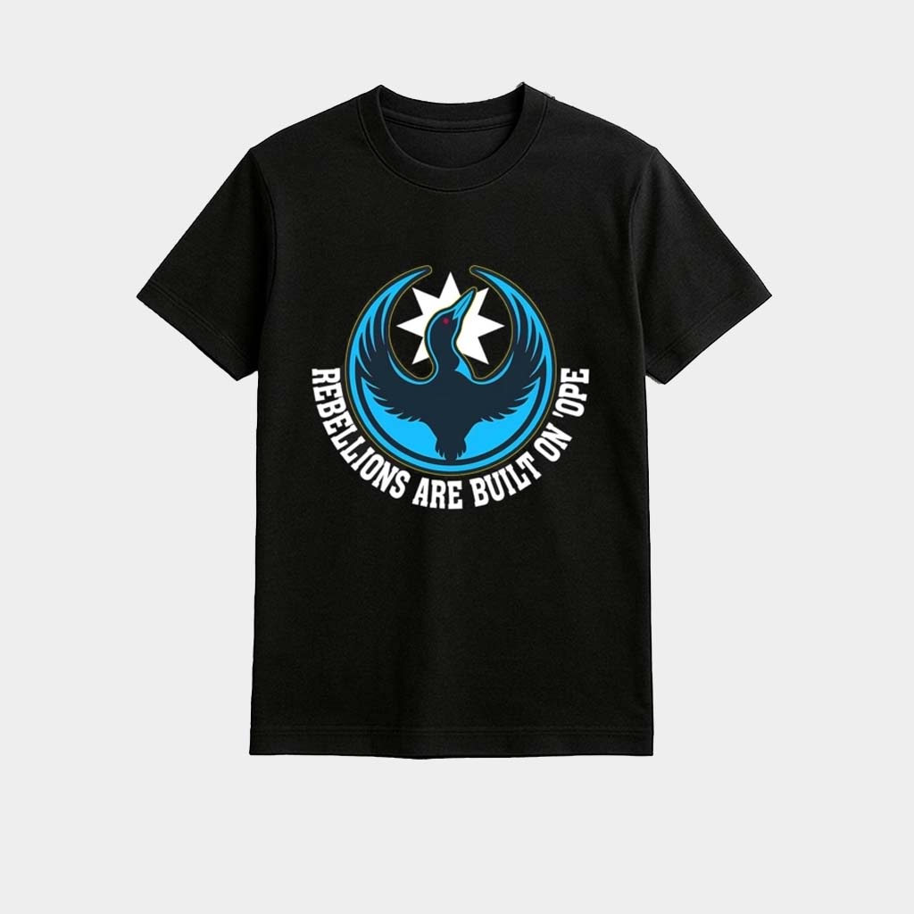 Rebellions Are Built On Hope T-Shirt Minnesota Rebel Alliance Bird Loon Shirt Gifts For Him
