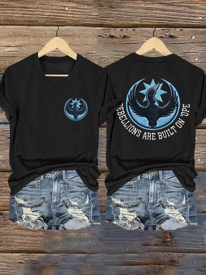 Rebellions Are Built On Hope V-Neck T-Shirt Free Minnesota Shirt FDT Apparel Gifts For Mom Rebellions Are Built On Hope V-Neck T-Shirt Free Minnesota Shirt FDT Apparel Gifts For Mom