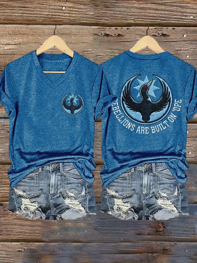 Rebellions Are Built On Hope V-Neck T-Shirt Free Minnesota Shirt FDT Apparel Gifts For Mom Rebellions Are Built On Hope V-Neck T-Shirt Free Minnesota Shirt FDT Apparel Gifts For Mom