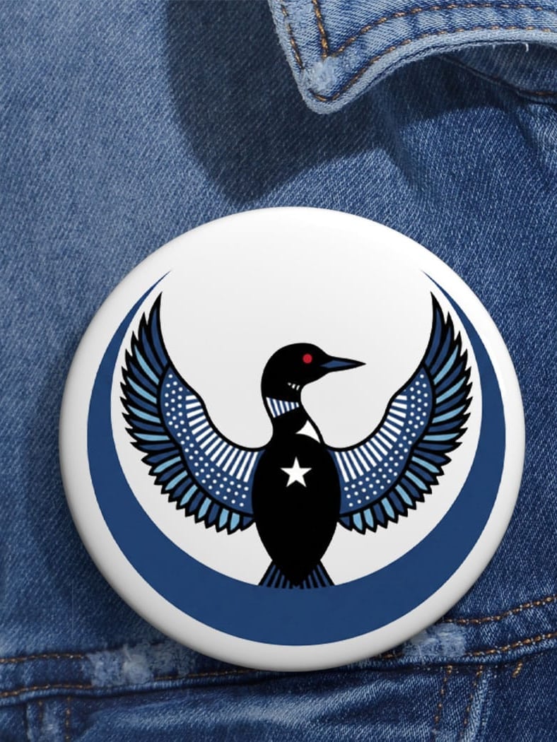 Rebellions Loon Pin Button Minnesota Rebel Alliance Button Justice For Alex Merch