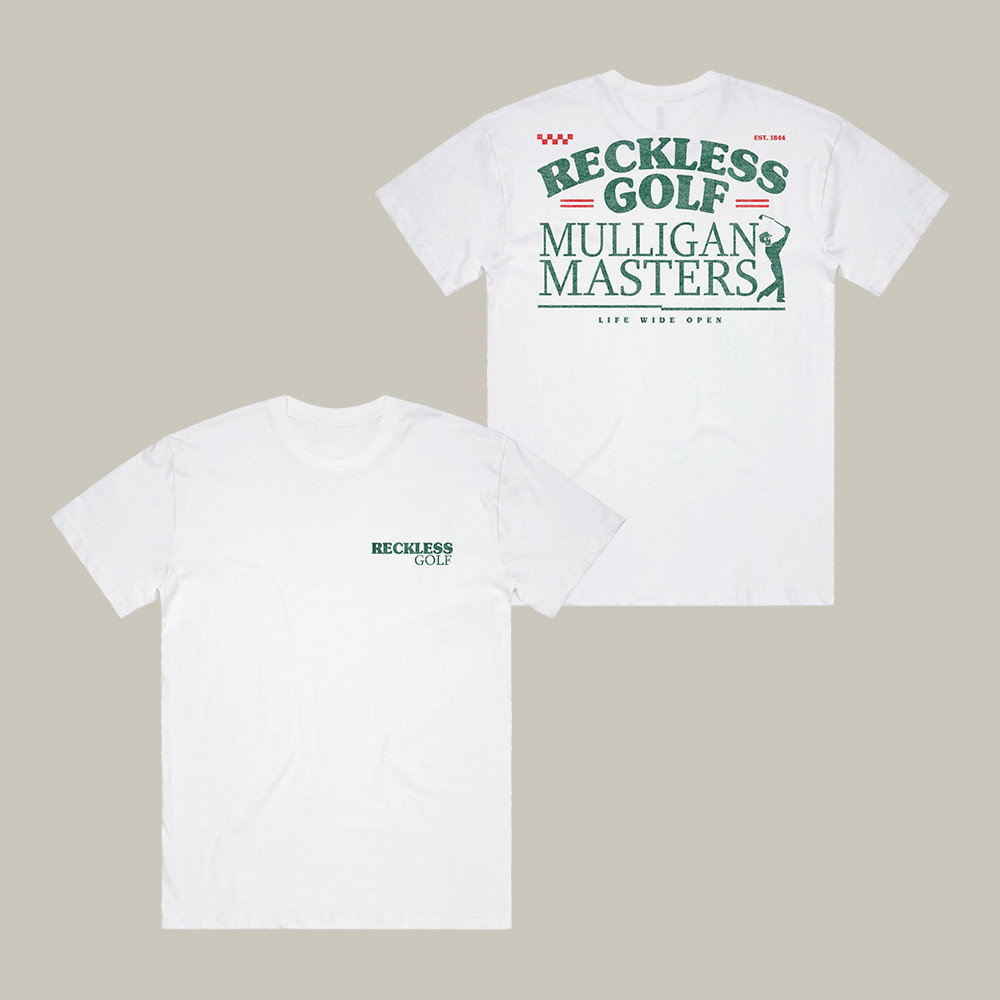 Reckless Golf Mulligan Master CboysTV T-Shirt Streetwear Clothes CboysTV Gift For Husband